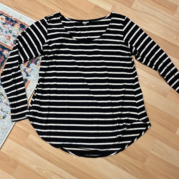 Moonstone, flowy top, striped, medium - Picture 4 of 6